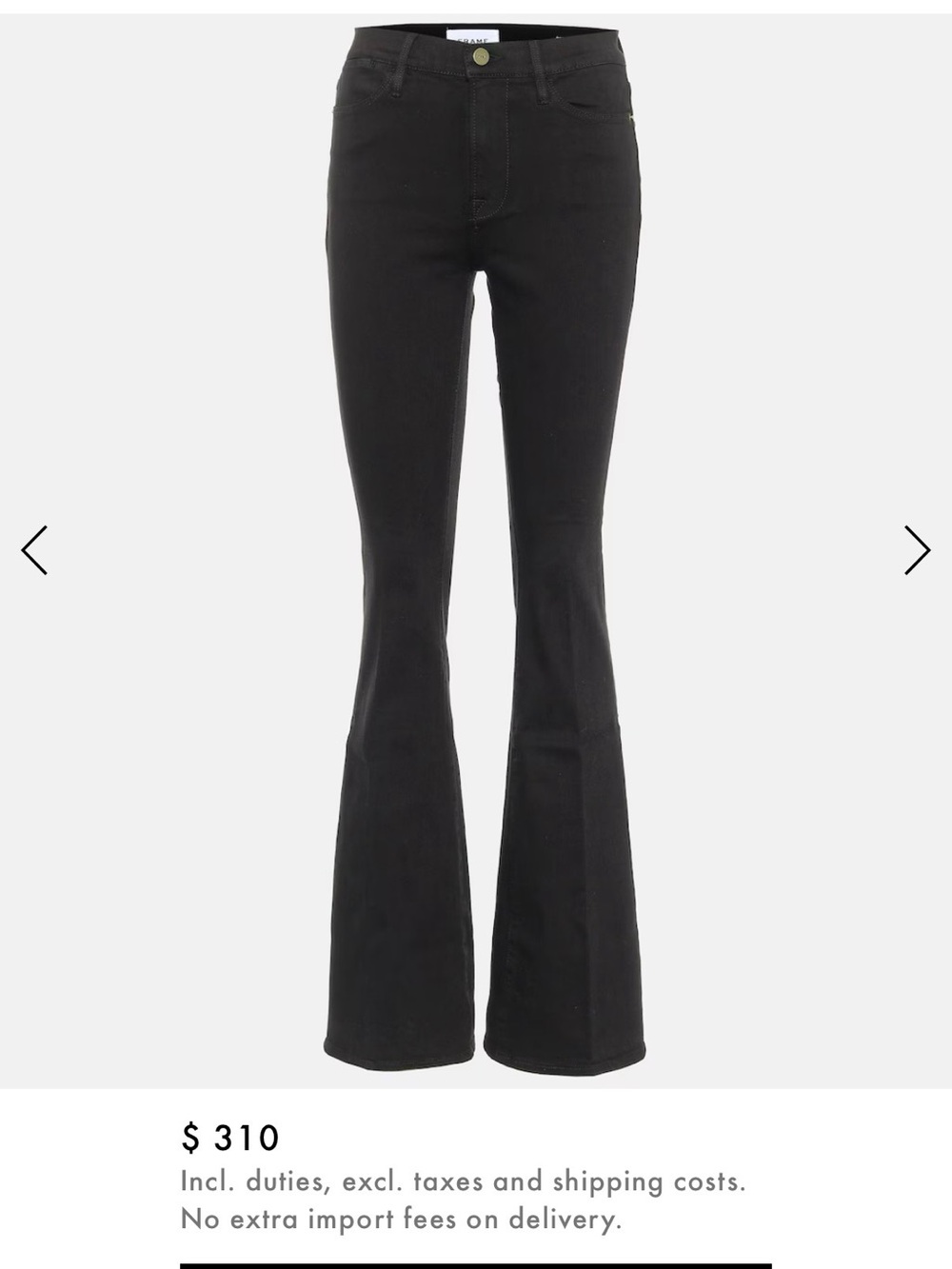 Frame Le High Flare Jeans 27